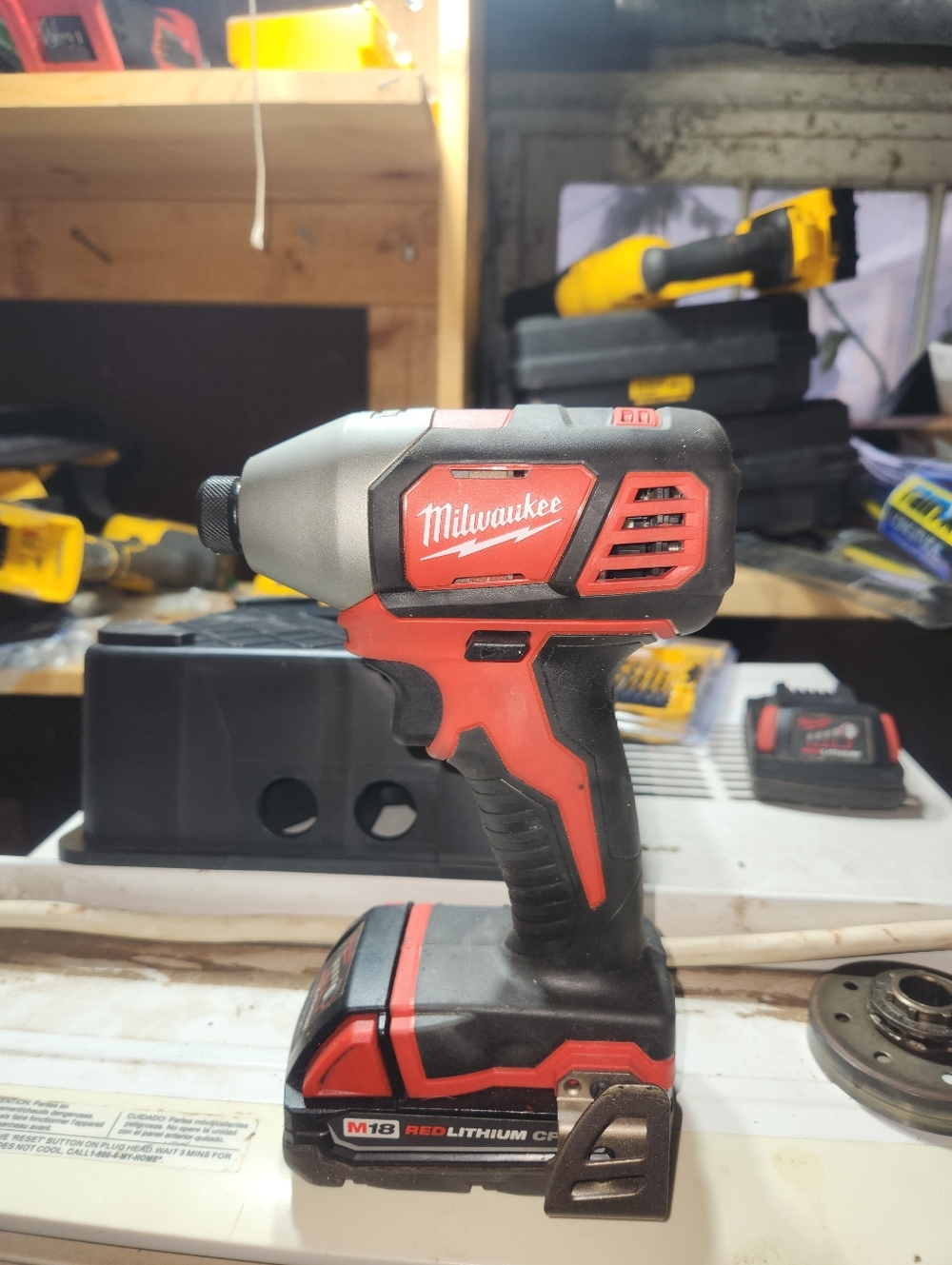 Milwaukee M18 Impact Driver in Red and Black